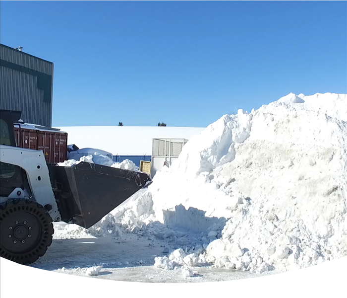 Large pile of snow